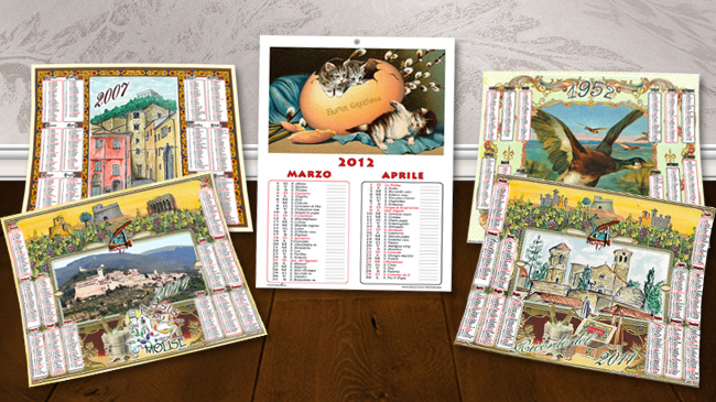 calendari vintage
